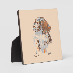 Tabletop W/Canvas :  A Friend Close By - Plaque