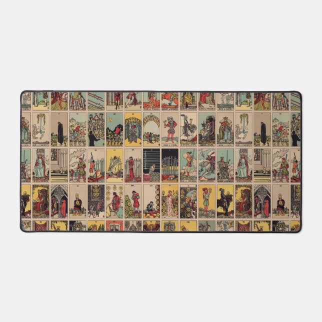Tablette de bureau - Grand bureau - Motif de Tarot (Recto)