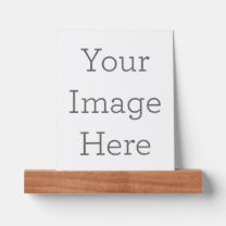 Tablette Pour Photos Créez votre propre porte-photo en noix de 12 pouce