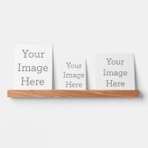 Tablette Pour Photos Créez votre propre porte-photo en noix de 27 pouce