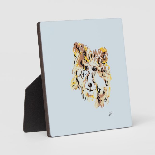 Tablette W/Canvas : Collie Plaque (Recto)