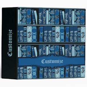 Tablettes de livres bleus Classeur de livres Vinta
