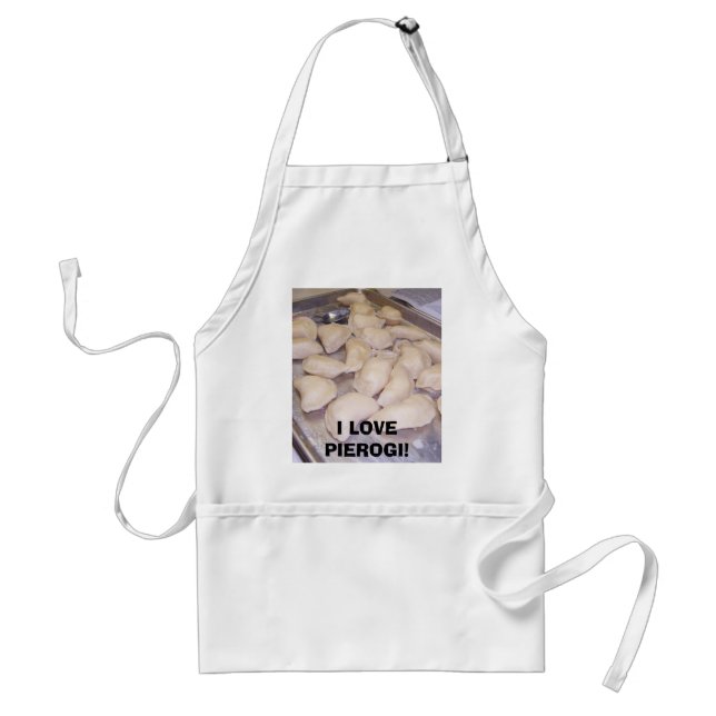 TABLIER 100_0585, J'AIME PIEROGI ! (Devant)