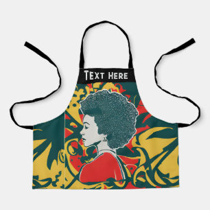 Tablier 1865 Femme-cheveux Afro 1865 Emancipation Pop