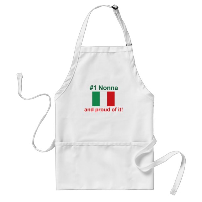 Tablier #1 Italien Nonna (grand-mère) (Devant)
