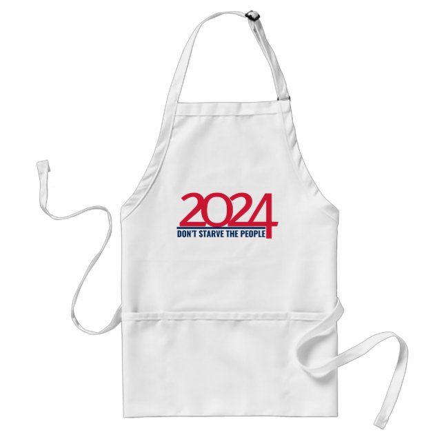 Tablier 2024 Ne pas affamer le peuple (Devant)