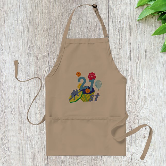 Tablier 21e anniversaire de floraison Apron (Créateur téléchargé)