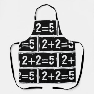 Tablier 2 plus 2 égale 5