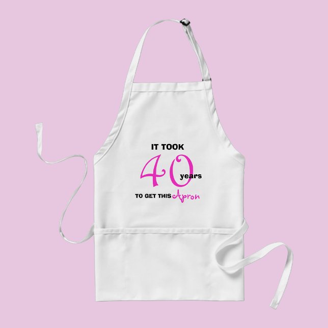 Tablier 40e anniversaire Cadeaux Apron - Drôle (Créateur téléchargé)