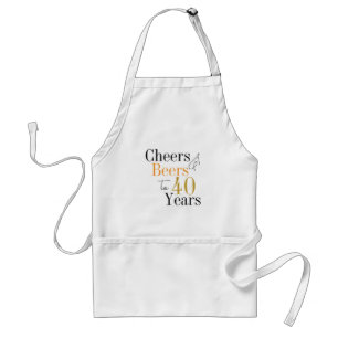 Tablier 40e anniversaire Soeurs Bières Mini Fête