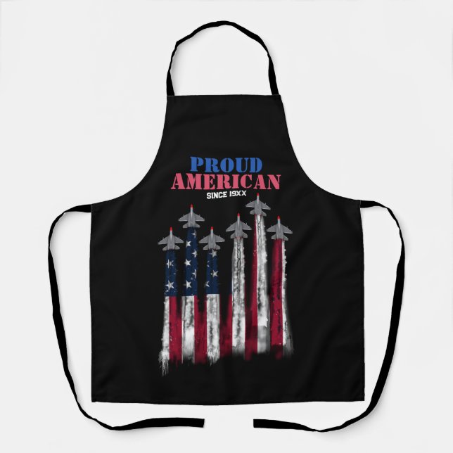 Tablier 4 juillet USA Independence Day Cadeau (Recto)