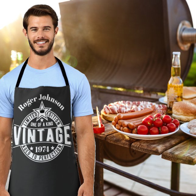 Tablier 50e anniversaire Cadeau Vintage Âgé à la perfectio (Créateur téléchargé)