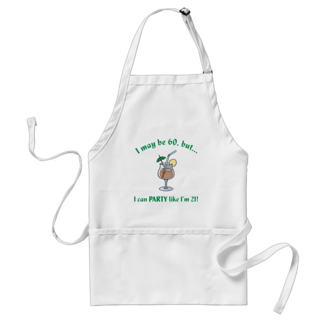 Tablier 60e anniversaire Gag cadeau (Devant)