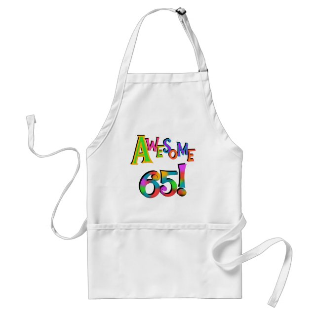 Tablier 65 T-shirts et cadeaux impressionnants (Devant)