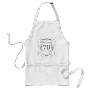 Tablier 70e anniversaire Gag cadeau