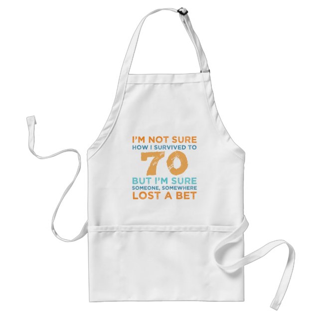 Tablier 70e anniversaire Légende (Devant)
