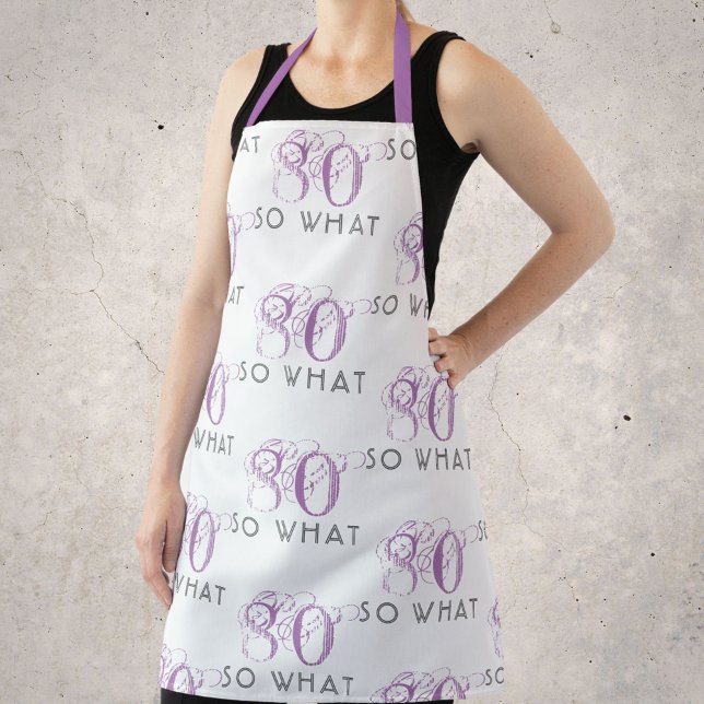 Tablier 80 Alors quelle drôle rose 80e anniversaire femme (Créateur téléchargé)
