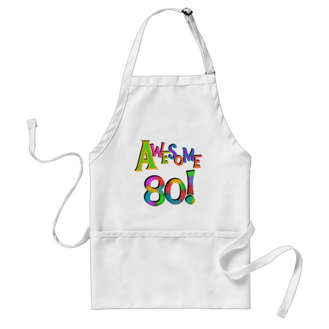 Tablier 80 T-shirts et cadeaux impressionnants (Devant)