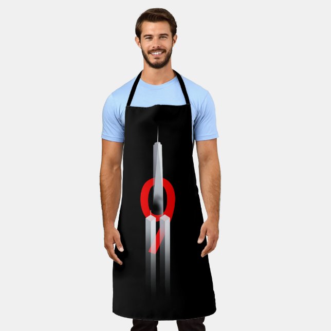 Tablier 9 11 N'oubliez jamais souvenir 9.11.2001 Memorial (Porté)