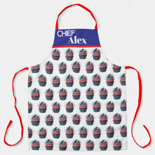 Tablier à impression personnalisable pour cupcakes