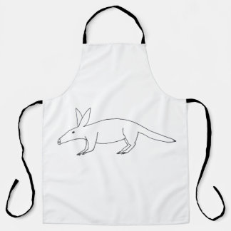 Tablier Aardvark Apron mal dessiné