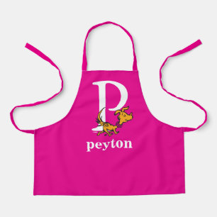 Tablier ABC du Dr Seuss : Lettre P - Blanc   Ajouter Votre