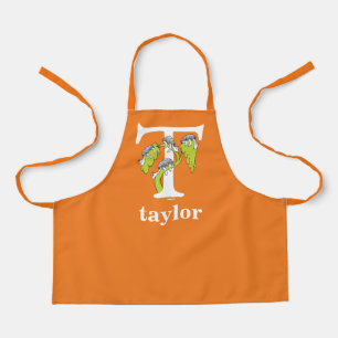 Tablier ABC du Dr Seuss : Lettre T - Blanc   Ajouter Votre