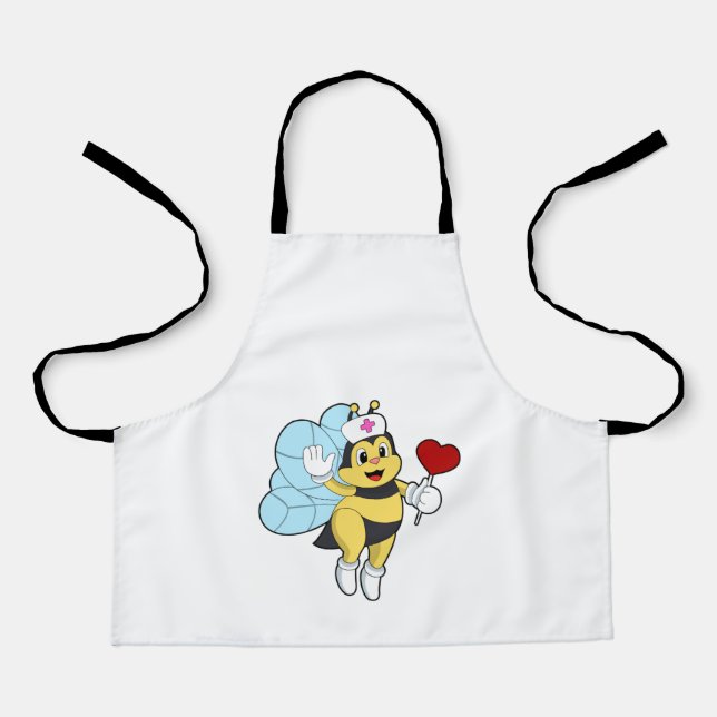 Tablier Abeille comme infirmière avec coeur.PNG (Recto)