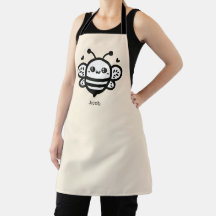 Abeille de miel doux - Kawaii Nursery Line Art