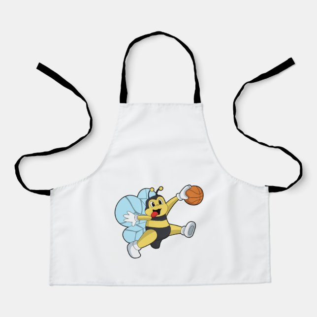 Tablier Abeille en tant que joueur de basket-ball avec Bas (Recto)