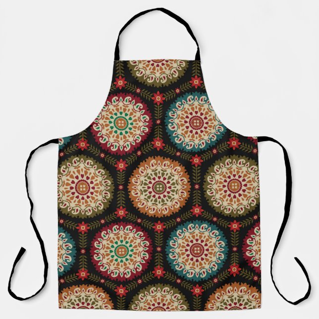 Tablier abstract colorful circle bunch pattern backgrounda (Recto)