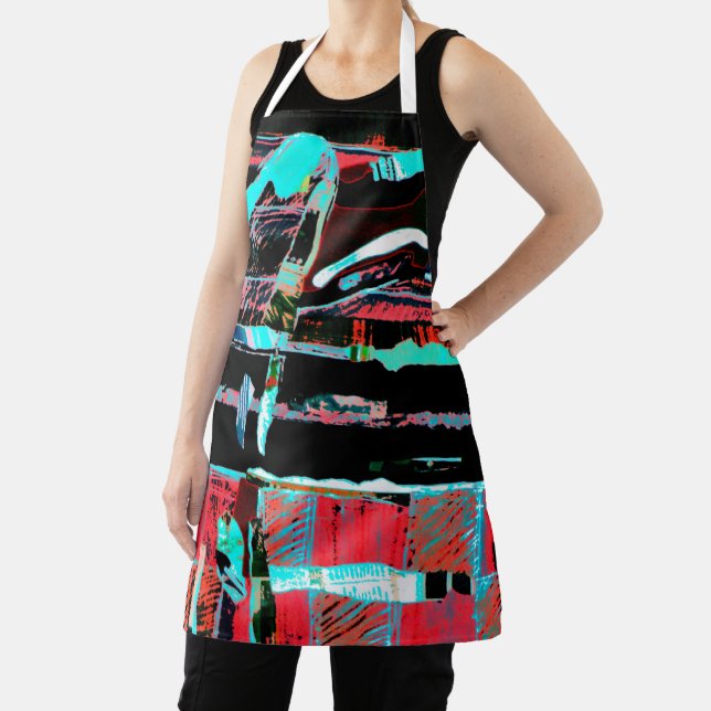 Tablier Abstract Freedom – Custom All Over Print Apron (Me (Insitu)