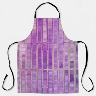 Tablier Abstrait brillant en mosaïque violet arrière - pla