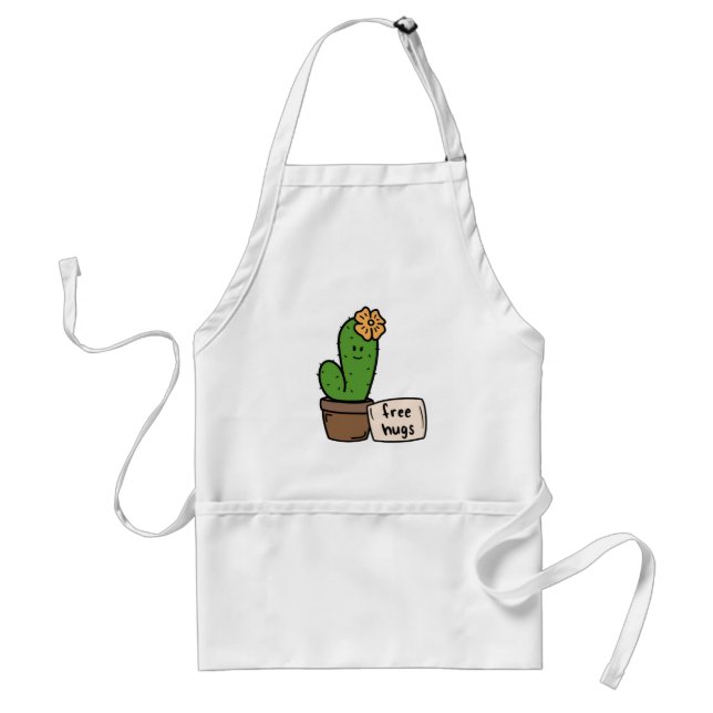 Tablier Accrocs gratuits cactus - Apron (Devant)