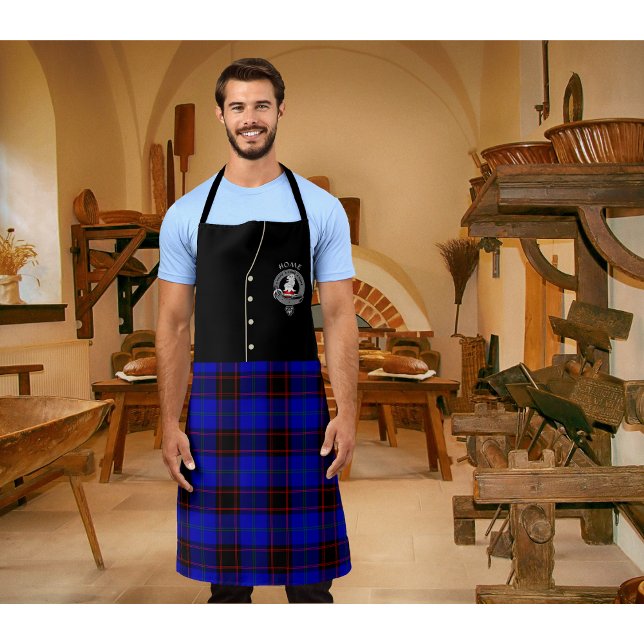 Tablier Accueil Clan Badge & Tartan Kilt (Créateur téléchargé)