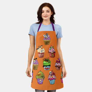 Tablier Acheter Halloween Cupcake Aprons, Halloween Cupcak