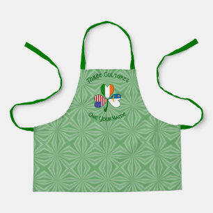 Tablier Açores Irlande USA drapeaux Shamrock Personnalisé 