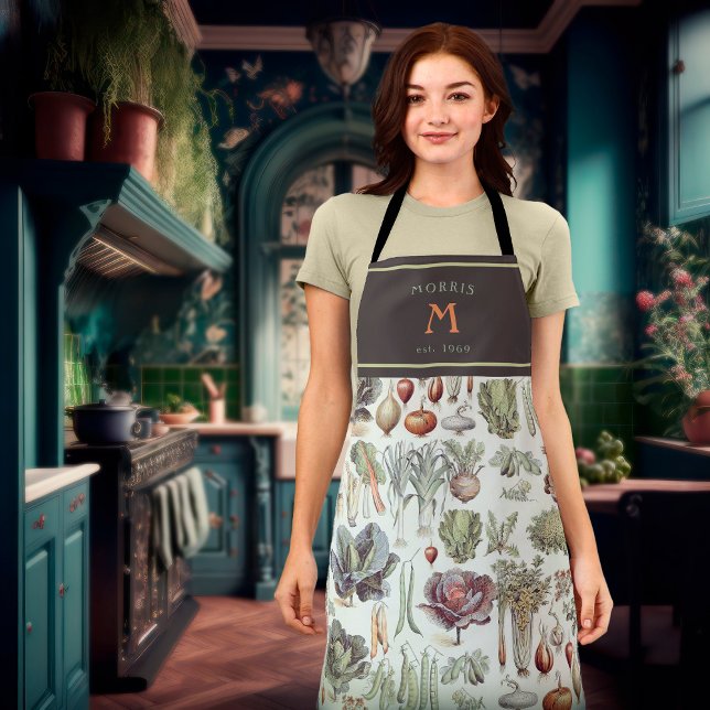 Tablier Adolphe Millot Vegetable Cuisine Apron (Créateur téléchargé)