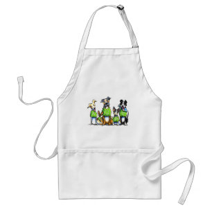 Tablier Adoptez les chiens d'abri le tee - shirt que vert