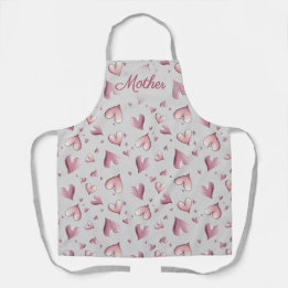Tablier Adorable Hearts Pattern Apron
