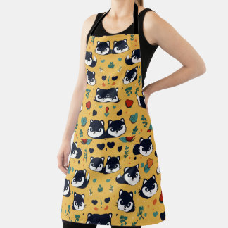 Tablier Adorable Petit Motif de Skunk Apron