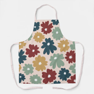 Tablier Adorable vintage fleuri motif rose