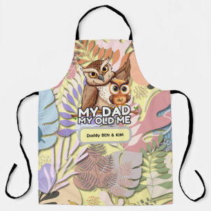 Tablier Adulte Apron : Mon Père Mon Vieux Moi (feuille)