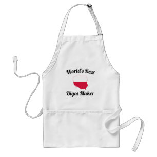 Tablier Adulte Meilleur Préparateur de Bigos au Mo