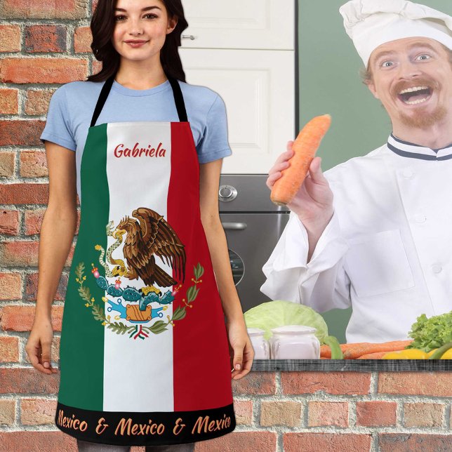 Tablier Aéron du Mexique, Mexique, cuisine des Chefs du Dr (Créateur téléchargé)