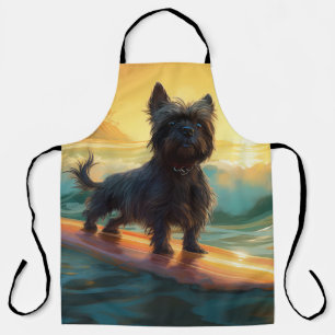 Tablier Affenpinscher Beach Surf Peinture