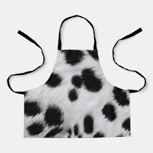 Tablier Affiche élégante à motif faux fourrure de dalmatie