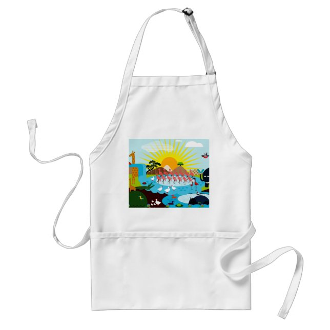 Tablier Afrique - Animaux (Devant)