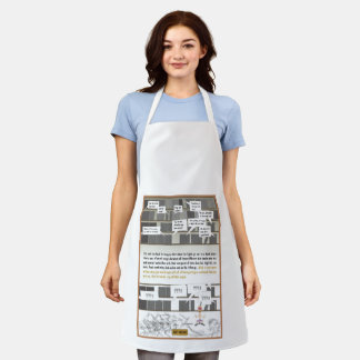 Tablier âge sagesse livres de régime apron