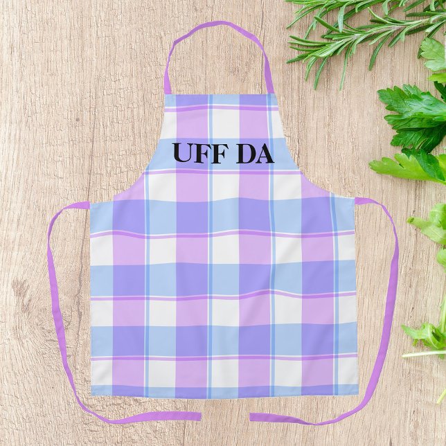 Tablier Agritourisme Bleu Rose Uff Da Tout-En-Plan (Créateur téléchargé)